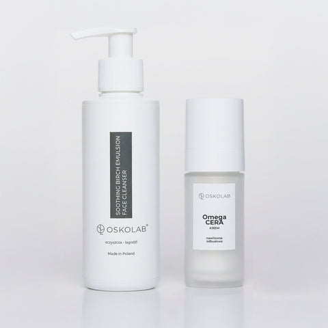 Zestaw skóra sucha, rumień, trądzik różowaty